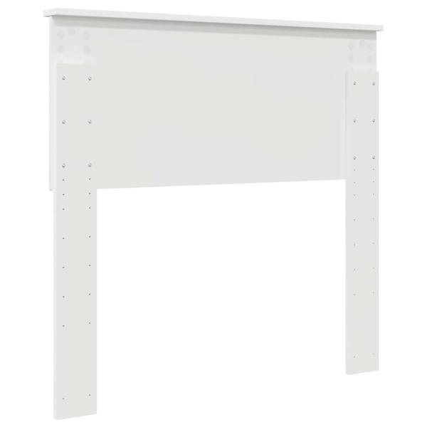 Kopfteil mit Kopfteil Weiß 90 cm Holzwerkstoff