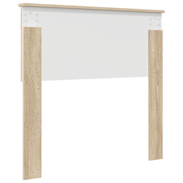 Kopfteil mit Kopfteil Sonoma-Eiche 90 cm Holzwerkstoff