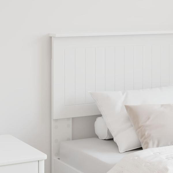 Kopfteil mit Kopfteil Weiß 80 cm Holzwerkstoff