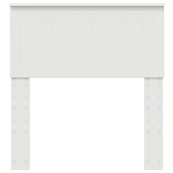 Kopfteil mit Kopfteil Weiß 80 cm Holzwerkstoff
