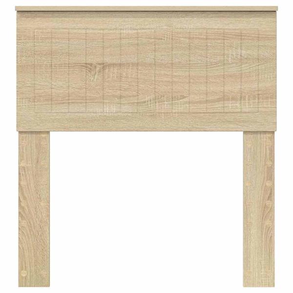 Kopfteil mit Kopfteil Sonoma-Eiche 80 cm Holzwerkstoff