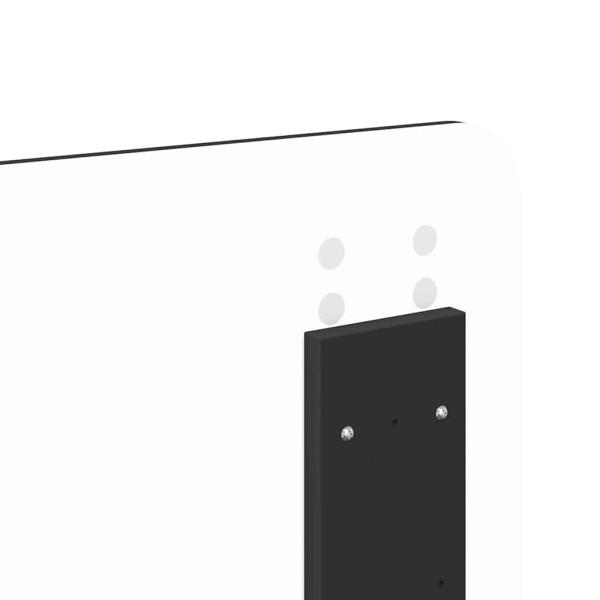 Kopfteil mit Kopfteil Schwarz Eichen-Optik 140 cm Holzwerkstoff