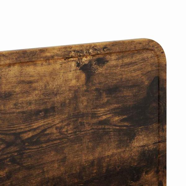 Kopfteil mit Kopfteil Geräucherte Eiche 140 cm Holzwerkstoff