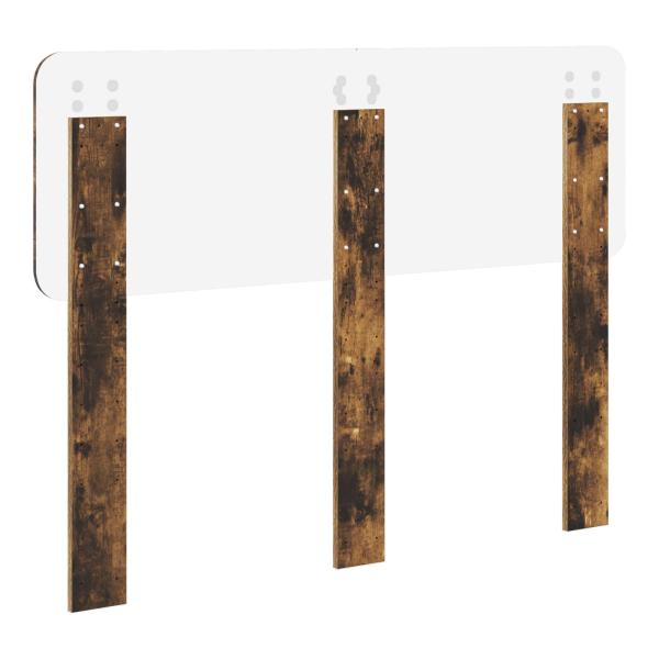 Kopfteil mit Kopfteil Geräucherte Eiche 135 cm Holzwerkstoff