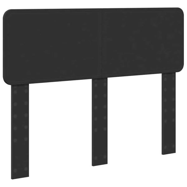 Kopfteil mit Kopfteil Schwarz Eichen-Optik 120 cm Holzwerkstoff