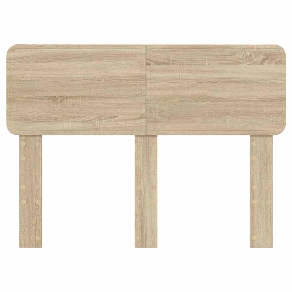 Kopfteil mit Kopfteil Sonoma-Eiche 120 cm Holzwerkstoff