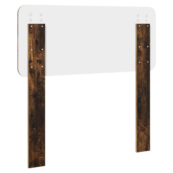 Kopfteil mit Kopfteil Geräucherte Eiche 90 cm Holzwerkstoff