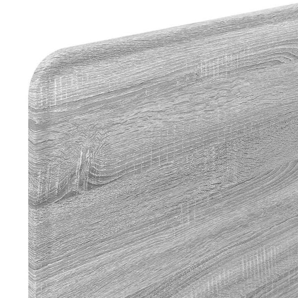 Kopfteil mit Kopfteil Graues Sonoma 90 cm Holzwerkstoff