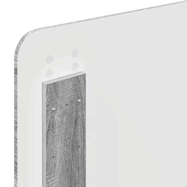 Kopfteil mit Kopfteil Graues Sonoma 90 cm Holzwerkstoff