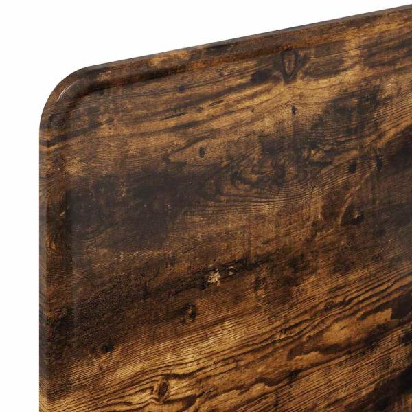 Kopfteil mit Kopfteil Geräucherte Eiche 80 cm Holzwerkstoff