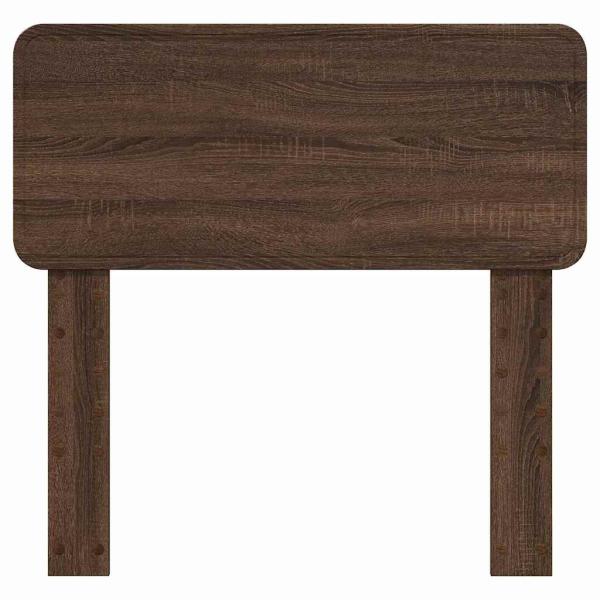 Kopfteil mit Kopfteil Braun Eichen-Optik 80 cm Holzwerkstoff