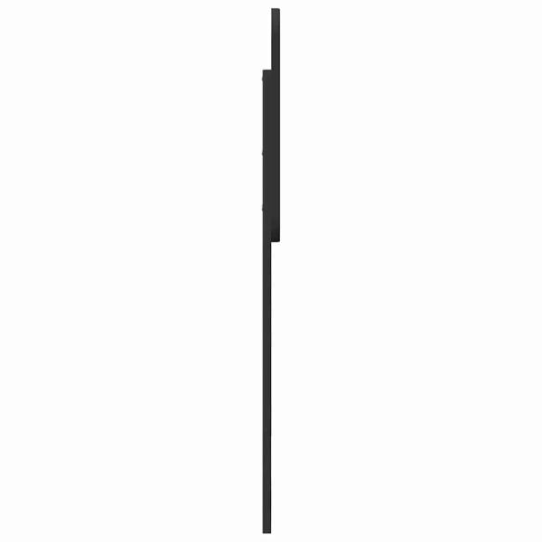 Kopfteil mit Kopfteil Schwarz Eichen-Optik 75 cm Holzwerkstoff