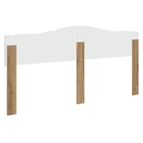 Kopfteil mit Kopfteil Artisan-Eiche 200 cm Holzwerkstoff