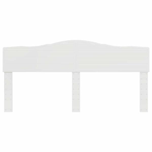 Kopfteil mit Kopfteil Weiß 180 cm Holzwerkstoff