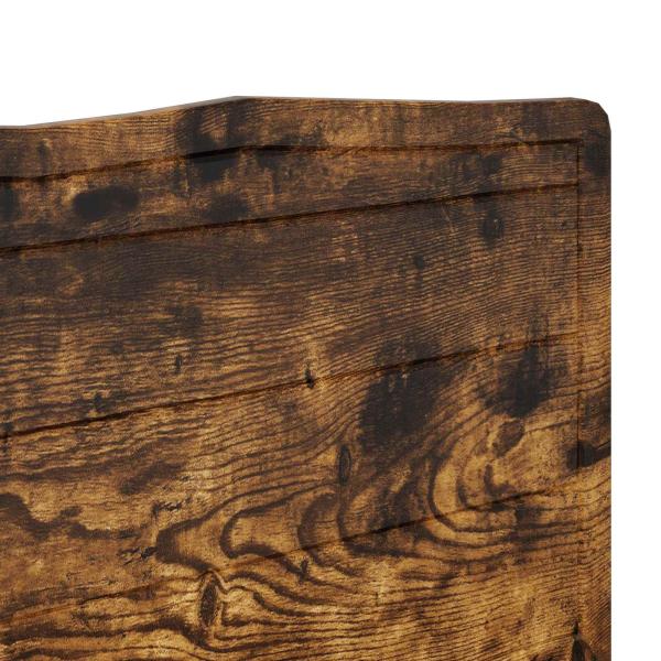 Kopfteil Geräucherte Eiche Holzwerkstoff