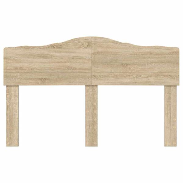 Kopfteil mit Kopfteil Sonoma-Eiche 150 cm Holzwerkstoff