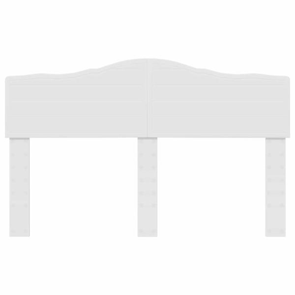 Kopfteil mit Kopfteil Weiß 140 cm Holzwerkstoff