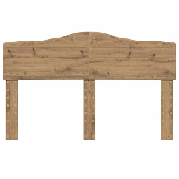Kopfteil mit Kopfteil Artisan-Eiche 140 cm Holzwerkstoff