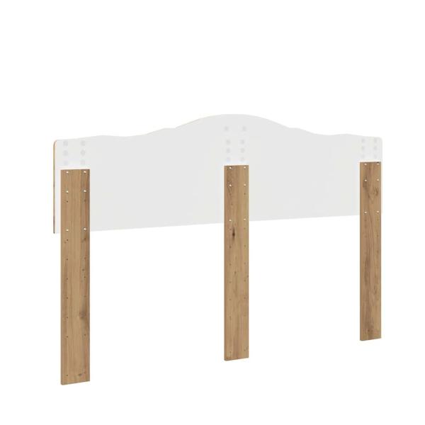 Kopfteil mit Kopfteil Artisan-Eiche 140 cm Holzwerkstoff