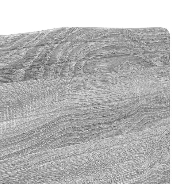 Kopfteil mit Kopfteil Graues Sonoma 135 cm Holzwerkstoff