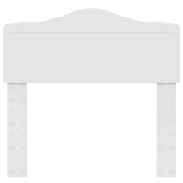 Kopfteil mit Kopfteil Weiß 100 cm Holzwerkstoff