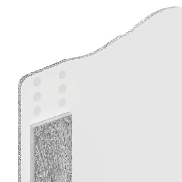 Kopfteil mit Kopfteil Graues Sonoma 100 cm Holzwerkstoff