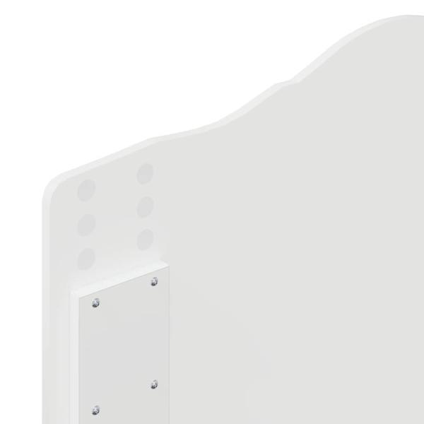 Kopfteil mit Kopfteil Weiß 90 cm Holzwerkstoff