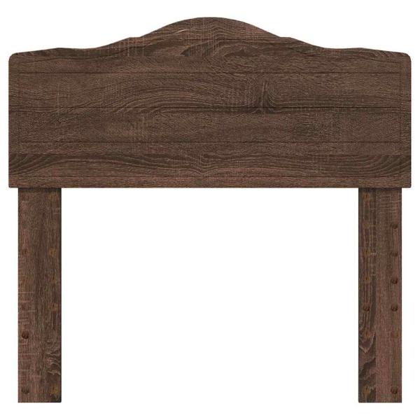 Kopfteil mit Kopfteil Braun Eichen-Optik 90 cm Holzwerkstoff