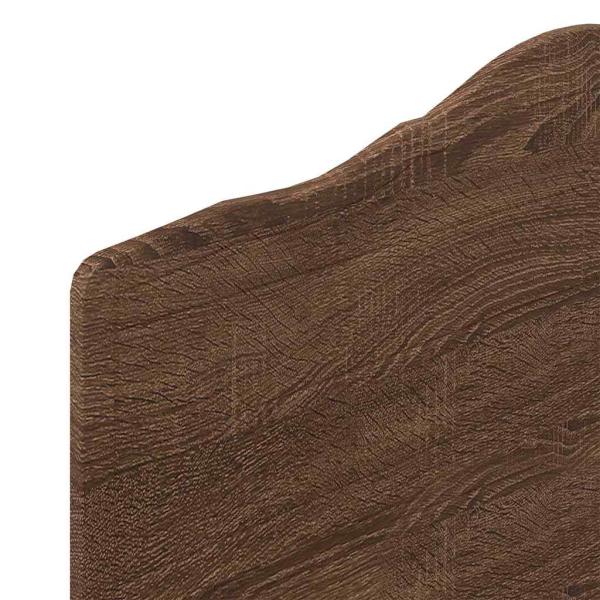 Kopfteil mit Kopfteil Braun Eichen-Optik 90 cm Holzwerkstoff