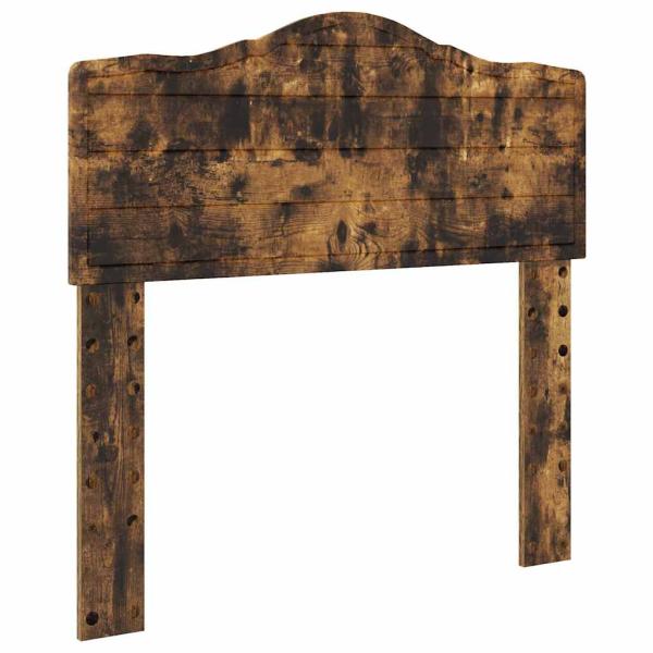 Kopfteil mit Kopfteil Geräucherte Eiche 80 cm Holzwerkstoff
