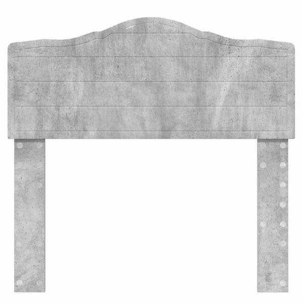 Kopfteil mit Kopfteil Beton Grau 75 cm Holzwerkstoff