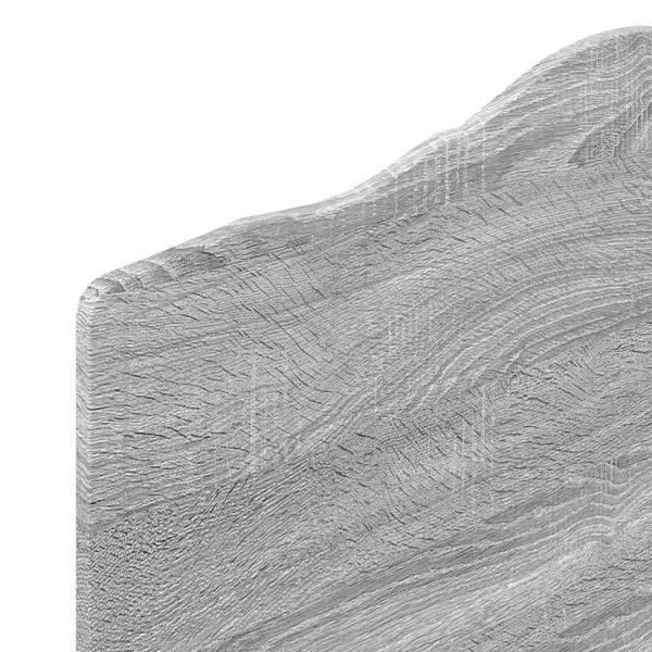 Kopfteil mit Kopfteil Graues Sonoma 75 cm Holzwerkstoff