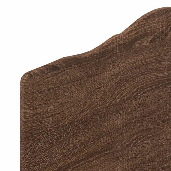 Kopfteil mit Kopfteil Braun Eichen-Optik 75 cm Holzwerkstoff
