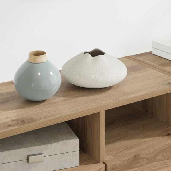 TV-Wandgeräte 4 Stk. Artisan-Eiche Holzwerkstoff