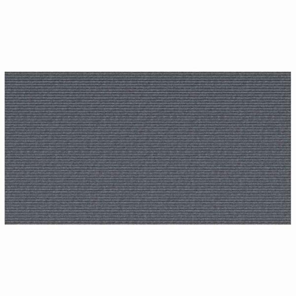 Teppichläufer Grau 80 x 150 cm Stoff