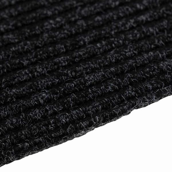 Teppichläufer Anthrazit 80 x 150 cm Stoff