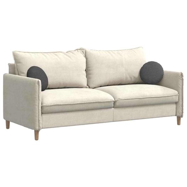 Sitzkissen 2 pcs Dunkelgrau Ø 30 cm Cordstoff