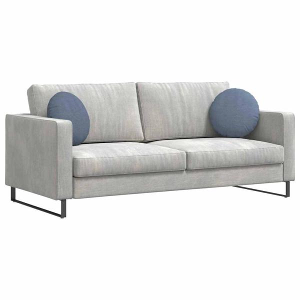 Sitzkissen 2 pcs Blau Ø 40 cm Cordstoff