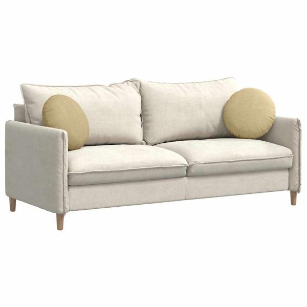 Sitzkissen 2 pcs Grau-Grün Ø 40 cm Cordstoff