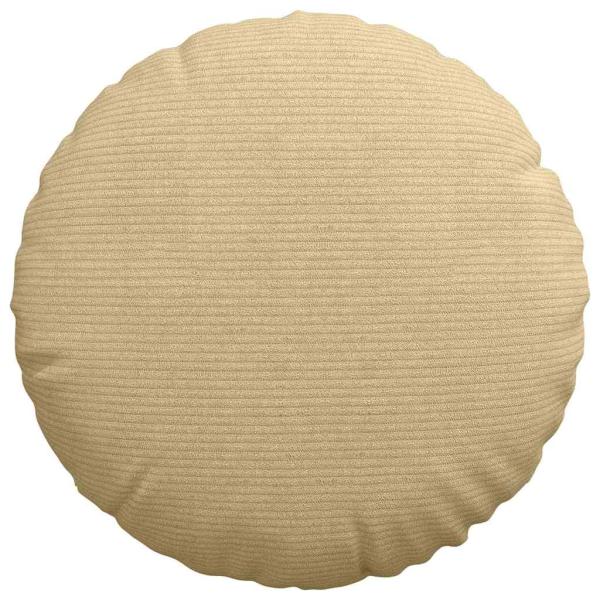 Sitzkissen 2 pcs Grau-Grün Ø 40 cm Cordstoff