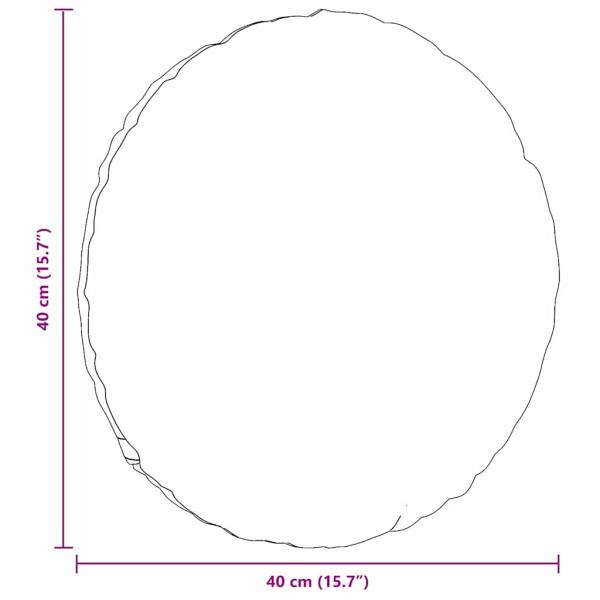 Sitzkissen 2 pcs Dunkelgrün Ø 40 cm Cordstoff