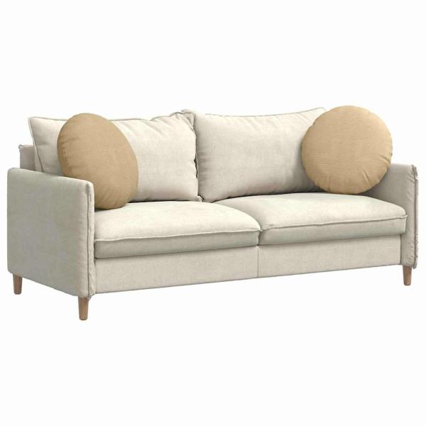 Sitzkissen 2 pcs Grau-Grün Ø 50 cm Cordstoff