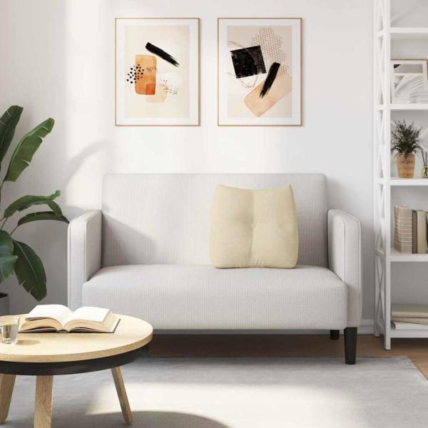 Rücken Kissen Creme 45 x 24 x 50 cm Stoff