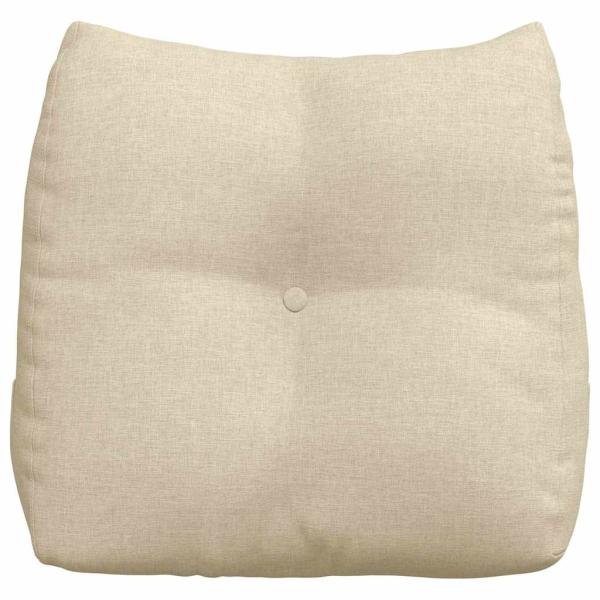 Rücken Kissen Creme 45 x 24 x 50 cm Stoff