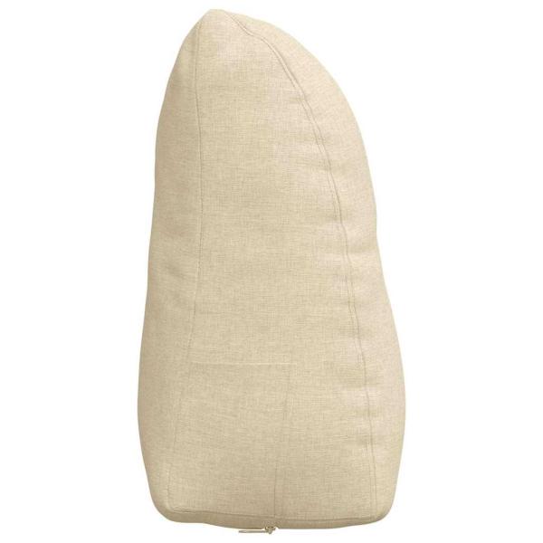 Rücken Kissen Creme 45 x 24 x 50 cm Stoff