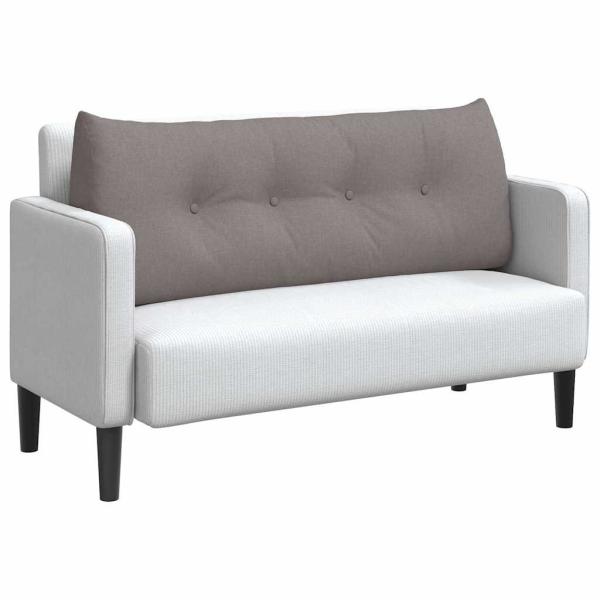 Rücken Kissen Taupe 120 x 24 x 50 cm Stoff