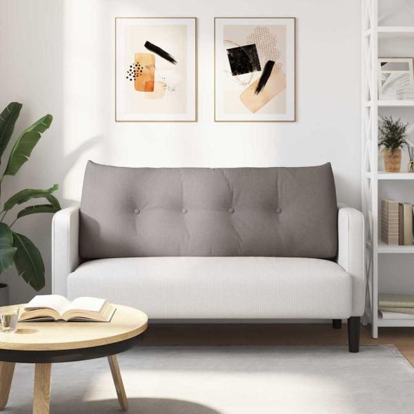 Rücken Kissen Taupe 120 x 24 x 50 cm Stoff