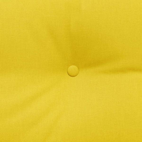 Rücken Kissen Helles Gelb 120 x 24 x 50 cm Stoff