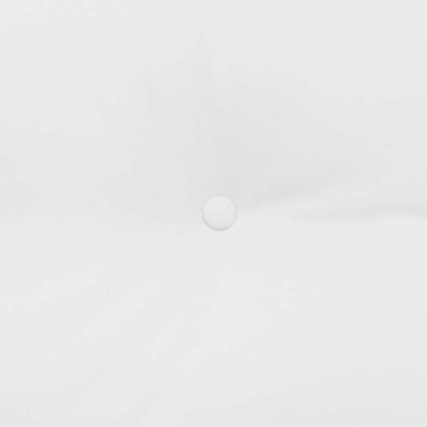 Rücken Kissen Weiß 120 x 24 x 50 cm Stoff