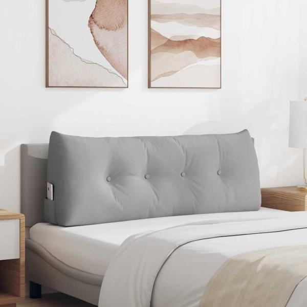 ARDEBO.de - Rücken Kissen Wolkengrau 120 x 24 x 50 cm Stoff